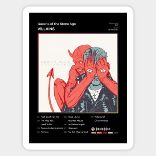 Queens of the Stone Age - Villains Tracklist Album Magnet